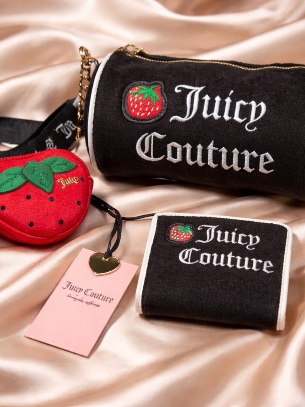 Juicy Couture Sweet Mini Apple Barrel and Waller Set